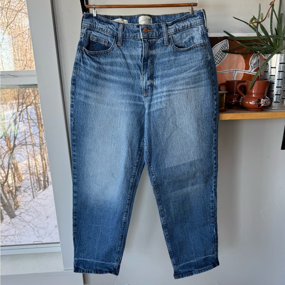 Universal Thread Vintage Straight Medium Blue Denim Straight Leg Jeans Size 8 R - Picture 12 of 12